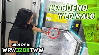 REFRIGERADORA WHIRLPOOL WRW32BKTWW CARACTERÍSTICAS ¿BUENA O MALA? / KISSU ECUADOR