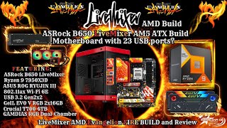 ASRock B650 LiveMixer Evangelion $2K Build and Review - AMD 7950X3D AM5 Gamdias RGB NESO P1 BR