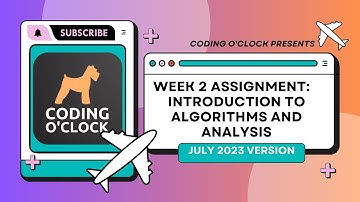 NPTEL Week 2 Assignment: Introduction To Algorithms And Analysis July 2023