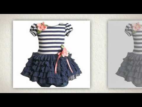 bonnie jean black and white dress