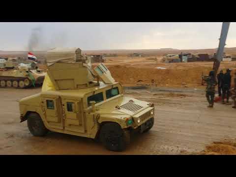 فرقة العباس القتالية في عكاشات بعد عودتها من تحرير القائم 8 11 2017 