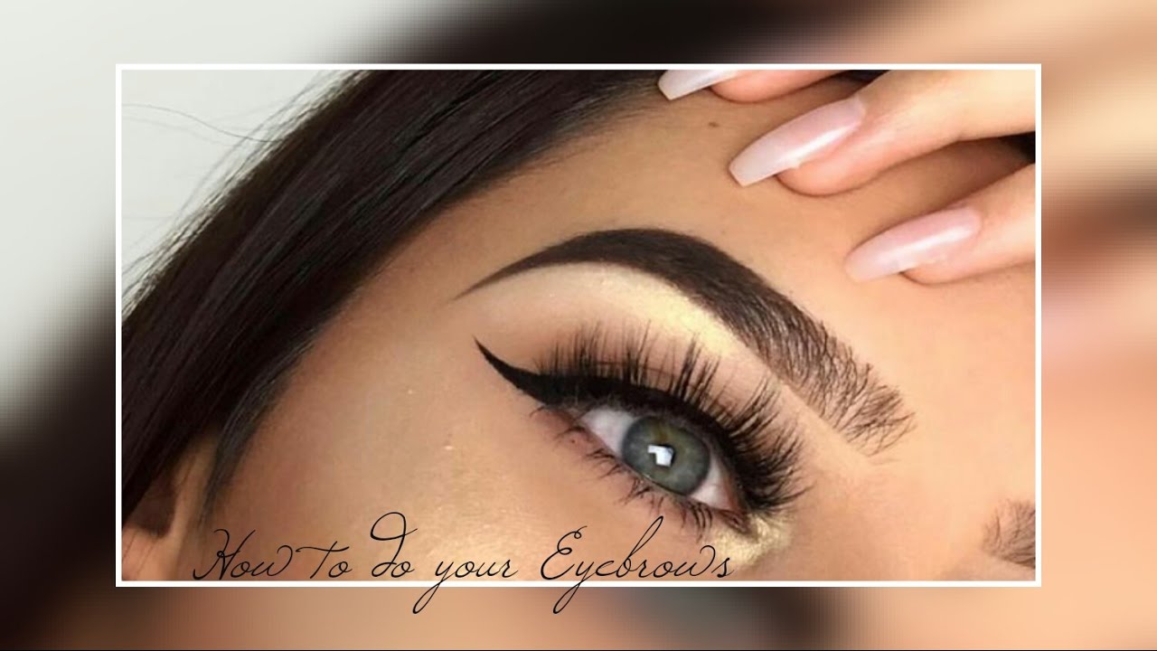 How to draw eyebrowsmakeup