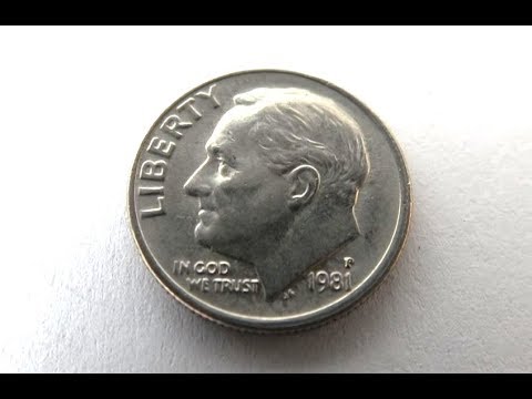 10 Cent USA 1981 P - Roosevelt Dime Coin