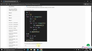 NPTEL The Joy of Computing using Python Week3 Assignment 3 Solution July 2024