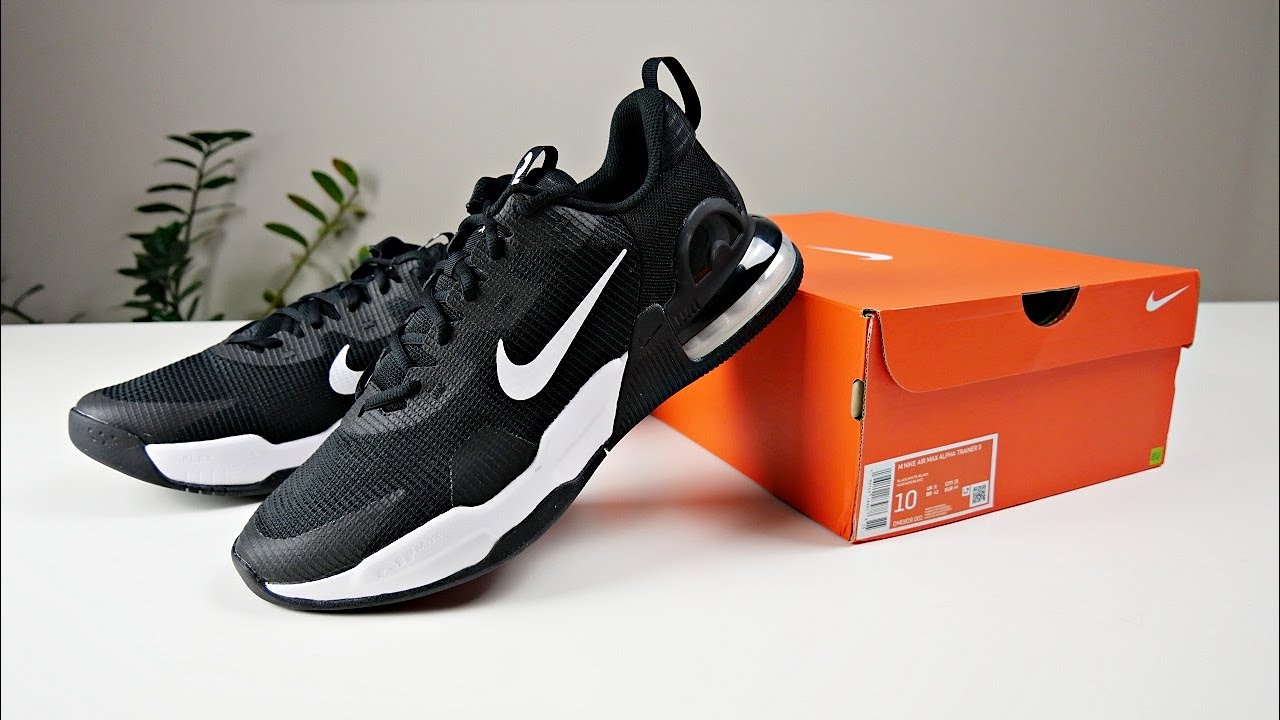 Unboxing/Reviewing The Nike Air Max Alpha Trainer 5 Black (On Feet) 4K -  YouTube