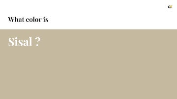 Sisal color #c5baa0 hex color - Yellow color - Cool color c5baa0