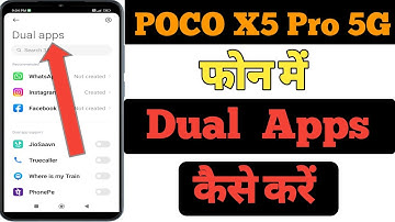 POCO X5 Pro 5G Phone Me Apps Dual Settings Kaise Kare | How to Dual Apps In Poco X5 Pro 5G |
