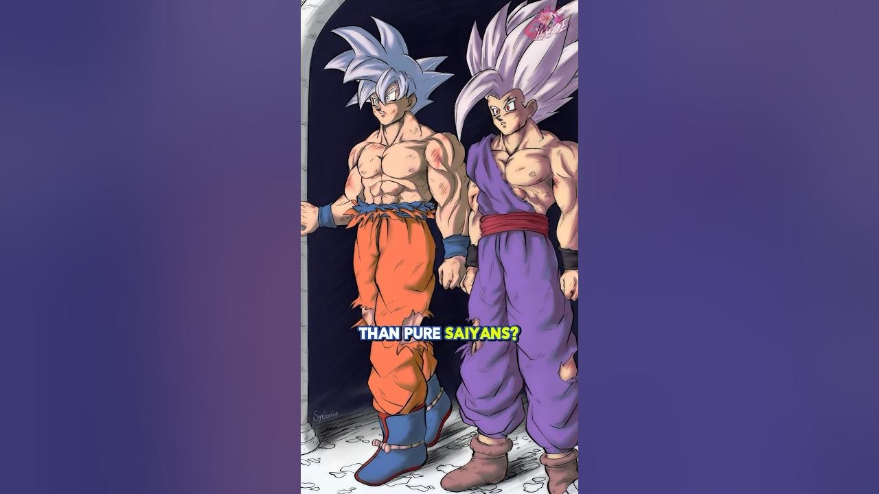 What is the difference between a pure-blood Saiyan and a hybrid