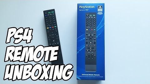 PS4 Universal Media Remote Unboxing
