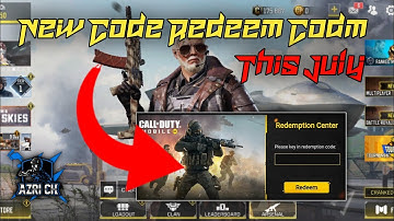 New 4 code Redeem Codm this July 2022