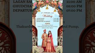 Shaadi Invitation✨ | Designer | Indian Weddings #deekshajainkikalaa #designer #indianwedding #shaadi
