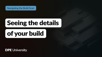 Seeing the details of your build - Navigating a Build Scan - DPE University