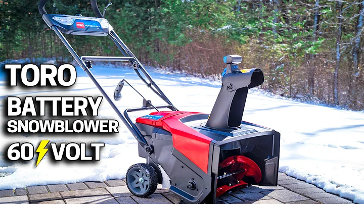 Toro 21" Power Clear 60-Volt Cordless Lithium Ion BATTERY Snowblower Review