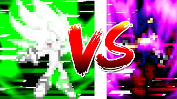 Hyper Shadic Full Power vs Sonic.Exe Devil Blood (Sprite Animation Test)