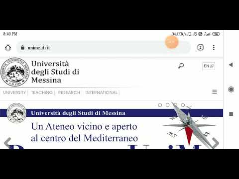 Università Degli Studi Di Messina | How to apply? | Deadlines | Important Documents
