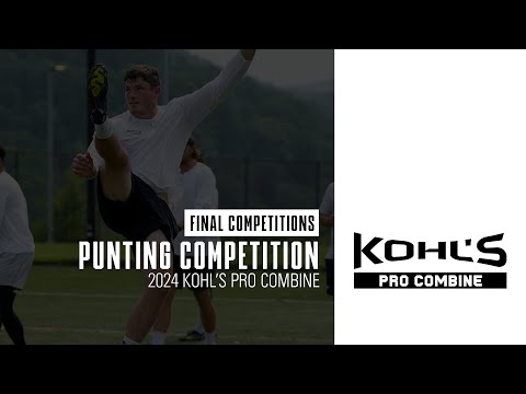 2024 Pro Combine // Punt Competition Finals // Kohl's Kicking Camps