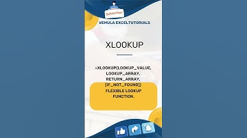 XLOOKUP formula Top 100 Excel formulas #msexcel #exceltutorials #exceltips #trending #excelformulas
