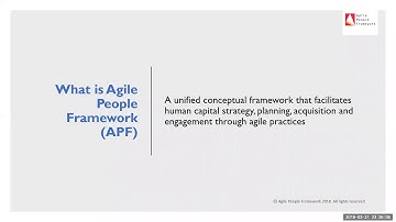 Introduction to Agile People Framework Manifesto and Values