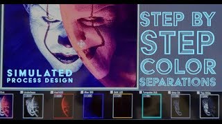 Step by Step Walk thru Sim Process Color Separation