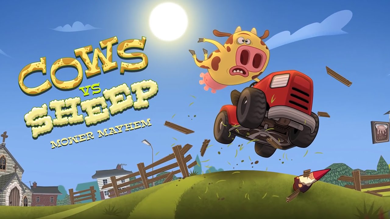 Official Cows Vs Sheep: Mower Mayhem (by SPIL GAMES) Launch Trailer (iOS/Android)