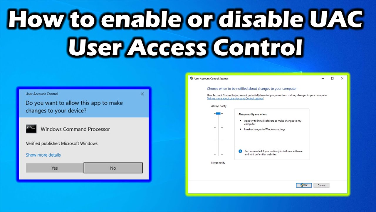 Включи user. UAC Windows. Windows 10 disable a user.