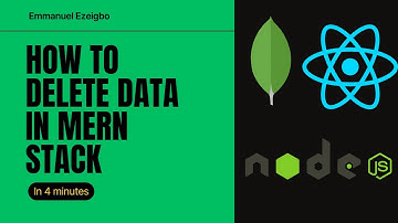 How to delete data in MERN stack (MongoDB, Express, React.js, and Node.js)