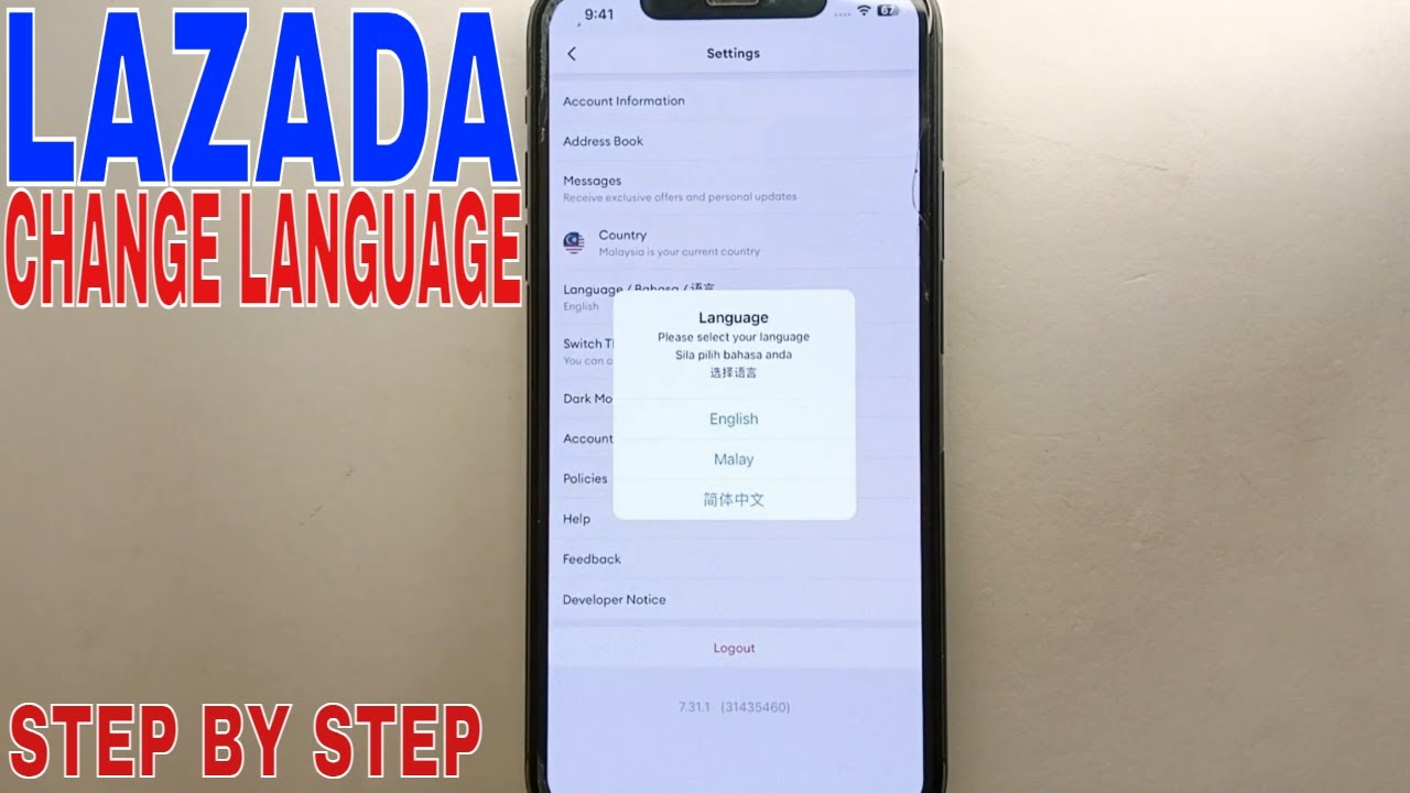 ✅  How To Change Language On Lazada🔴