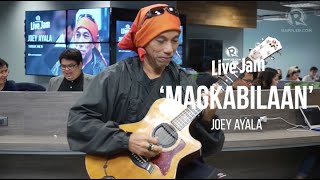 Rappler Live Jam: Joey Ayala - 'Magkabilaan' chords