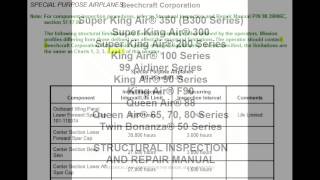 King Air Special Mission Aircraft-Wing Life Evaluation