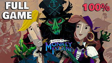 Return to Monkey Island 100% Walkthrough (FULL GAME) - All Achievements & Trivia Cards