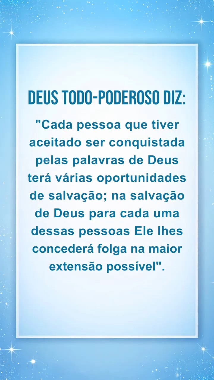 Acalme-se diante de Deus, leia Suas palavras