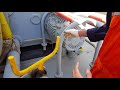 선미 라인 작업 무어링 윈치 사용 영상 mooring winch operation for Navigation officer1Container vessel