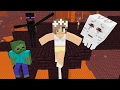 Monster School: Slackline Challenge - Minecraft Animation