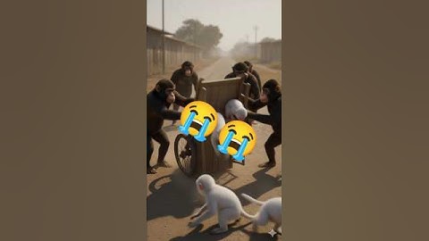 🐒Monkey’s Cruelty… The Mother’s Spirit Took Revenge! #ai #viral #shorts #monkey