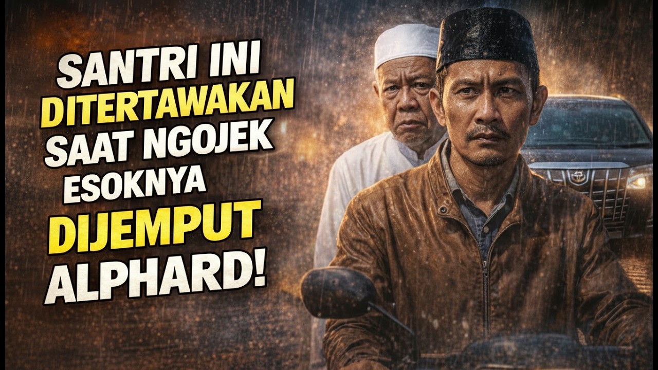 Diremehkan Jadi Tukang Ojek, Santri Ini Antar Gratis Kakek Tua yang Ternyata Bos Miliarder!