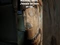 Jessaie de faire un totem type tiki une premire avec des ciseaux  bois pour moi