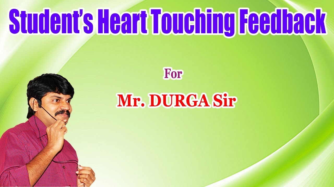 jdk 9.0.4 64 bit download Students Heart Touching Feedback for DURGA Sir...