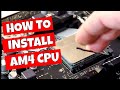 How To Install AMD AM4 Ryzen CPU For Beginners