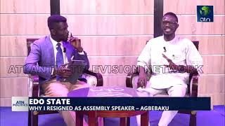Edo State: Why I resigned as Assembly Speaker – Agbebaku