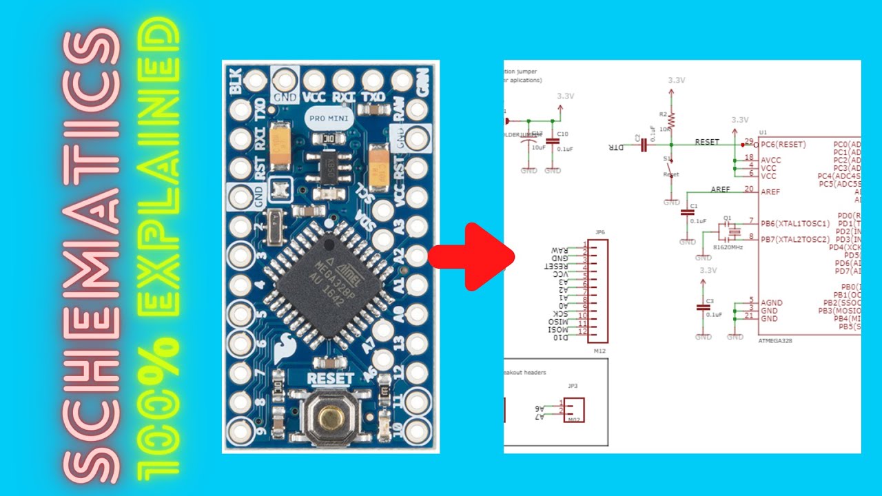 Arduino Pro Mini Board Schematics 100% Explained - YouTube