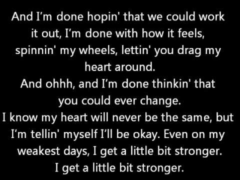 A Little Bit Stronger - Sara Evans [w/ lyrics]