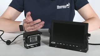 Buyers Products Rear Observation System With Night Vision Backup Camera 1 Camera 7In. Color Monitor