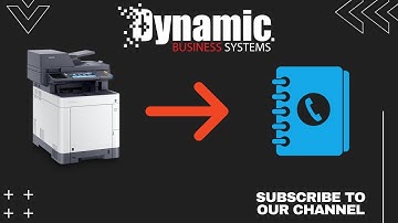 Adding user to Kyocera address book Email and SMB