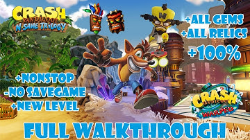 Crash Bandicoot 3: Warped (N. Sane Trilogy) - Full Walktrough 0 to 100% no Commentary