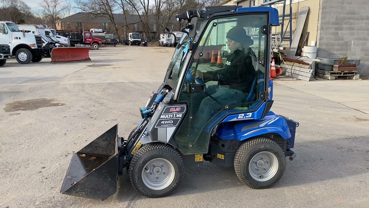 2017 Multi-One 2.3 Mini Articulated Loader - YouTube