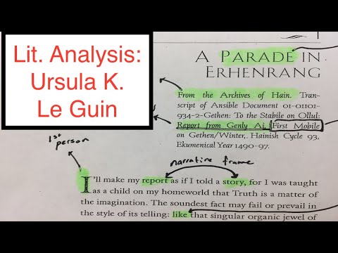 Lit. Analysis: Ursula K. Le Guin: Left Hand of Darkness