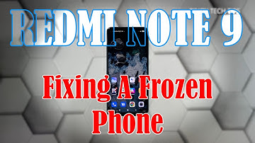 How To Unfreeze A Frozen Redmi Note 9 | Froze After Update 2021