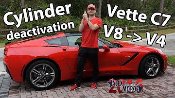Corvette C7 cylinders deactivation demostration - Vette C7 Stingray fuel economy
