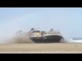 LCAC Hovercraft Storms Ocean Beach During Fleet Week