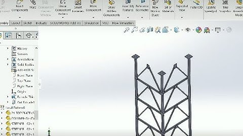 #Solar structure for dual pump and water tank solar system for rural development area in solidworks#